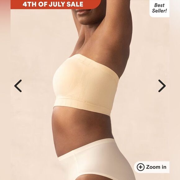 Truekind Convertible Strapless Bandeau Bra in chai large new with tags in packag - Picture 2 of 6